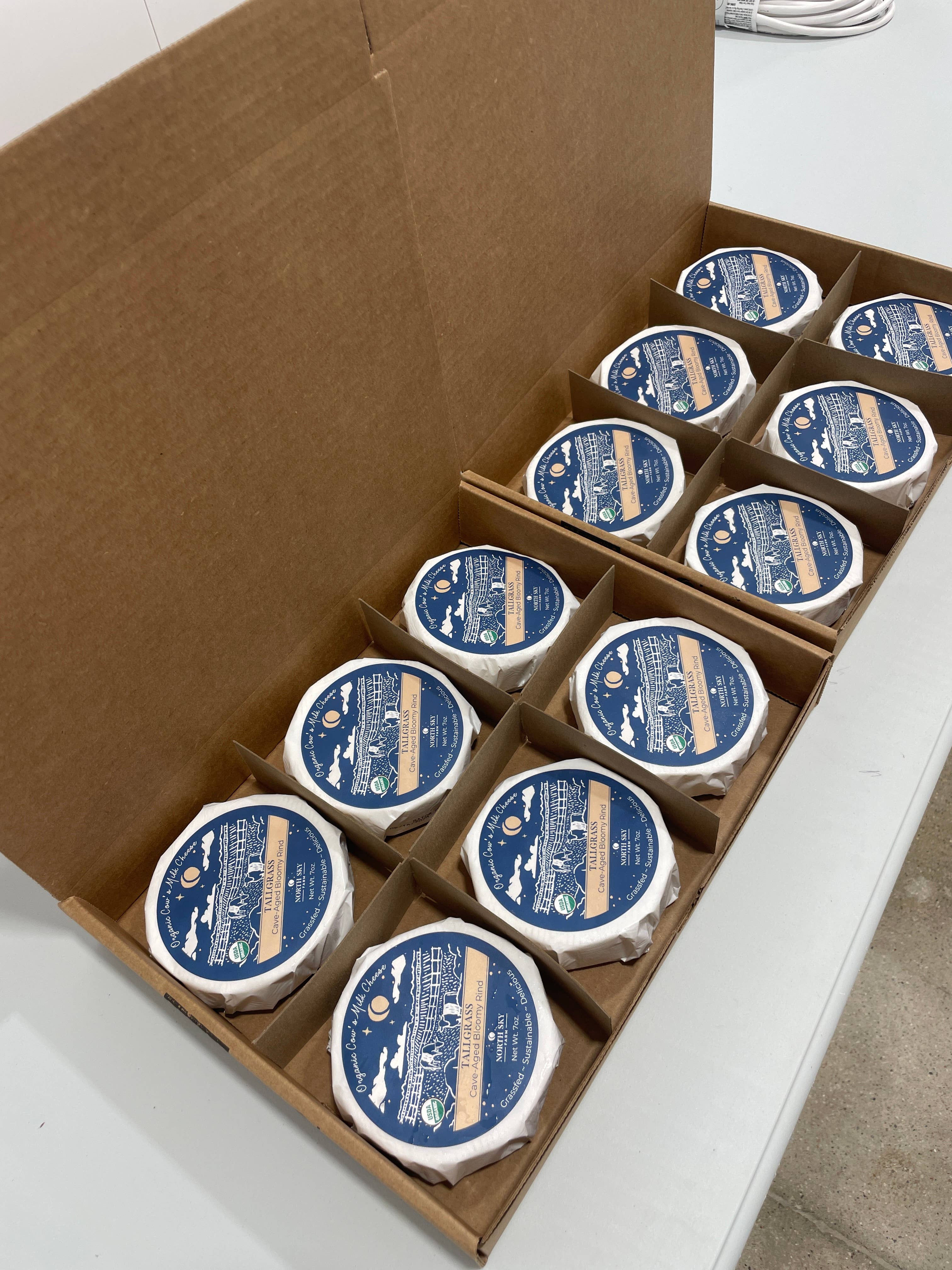 North Sky Farm - Wholesale Cheese - Tallgrass Cheese (Case of 6)1