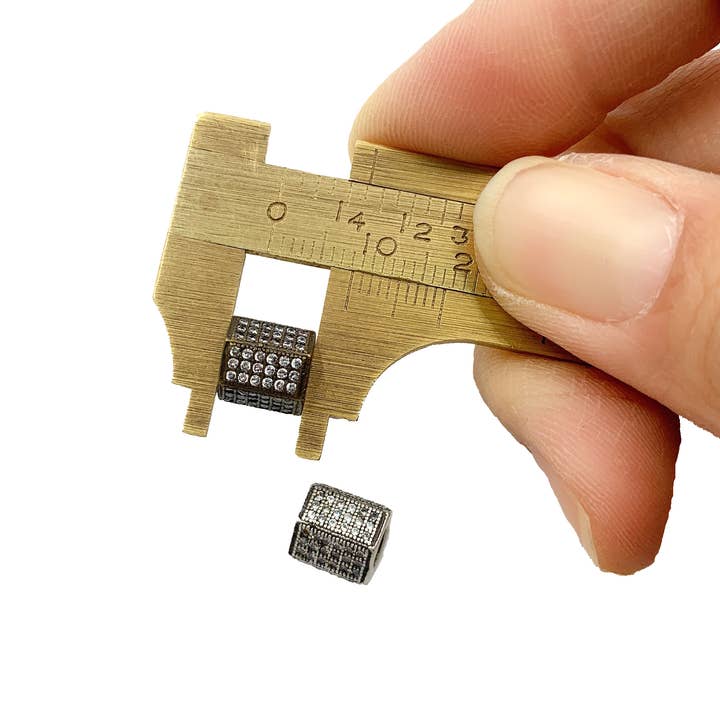 findings4uGem - Venta al por mayor Material para manualidades - Cuentas Cilíndricas Antiguas, Cuentas Tubulares para Hacer Joyas DIY, BD0411