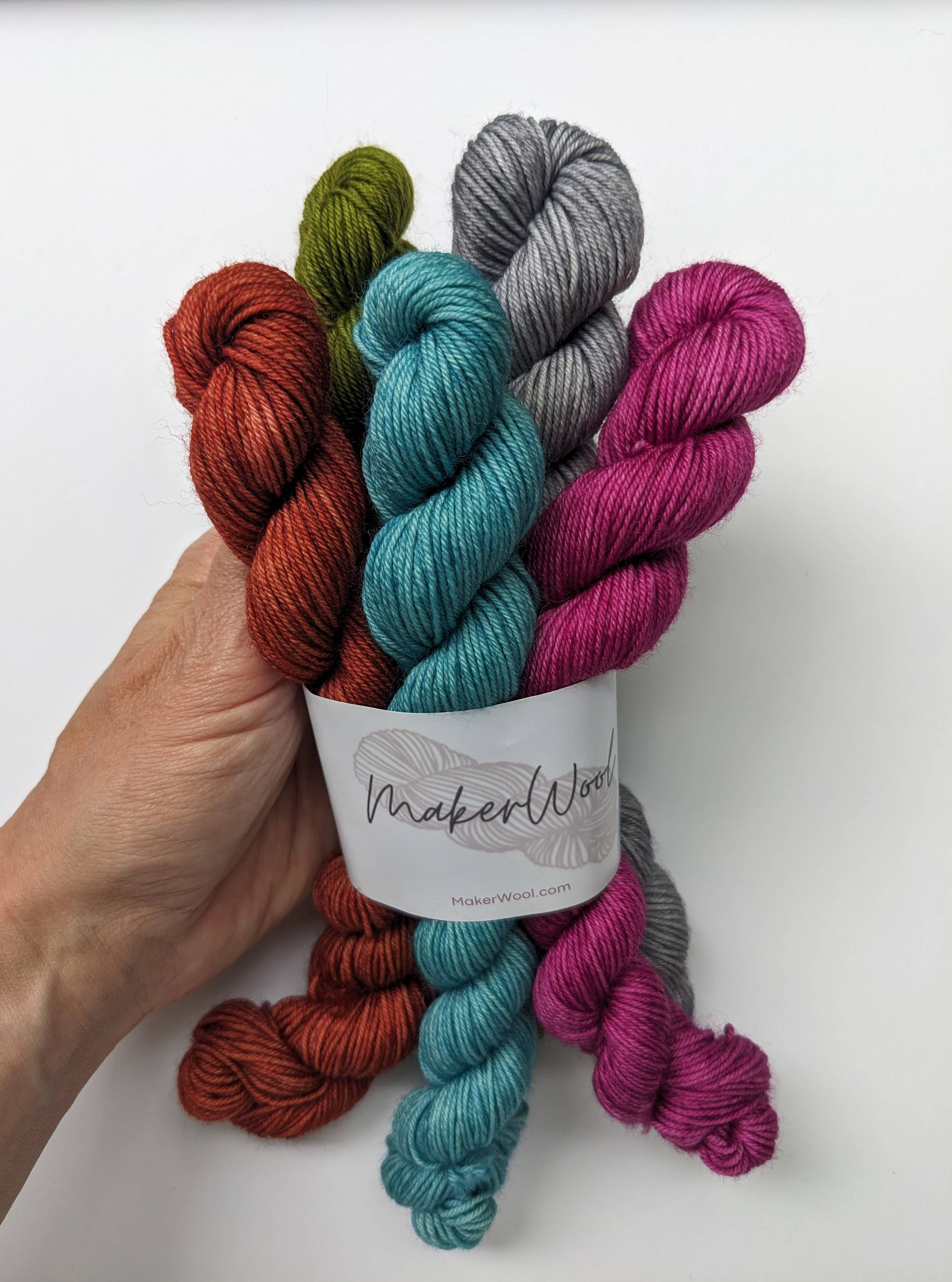 MakerWool – wholesale Garn – Mini Garn Skein Set10