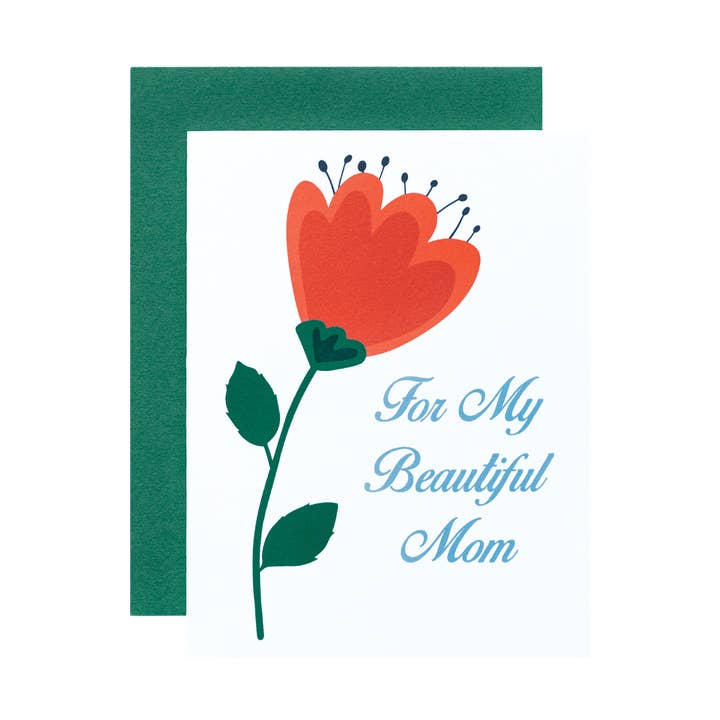 Pour ma belle maman carte de vœux pour la vente par Ink Paper Crafts