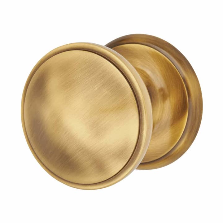 Maçaneta central redonda Heritage Brass by M Marcus - 82mm Diâmetro Rosa - Latão Antigo por atacado de Diybasket