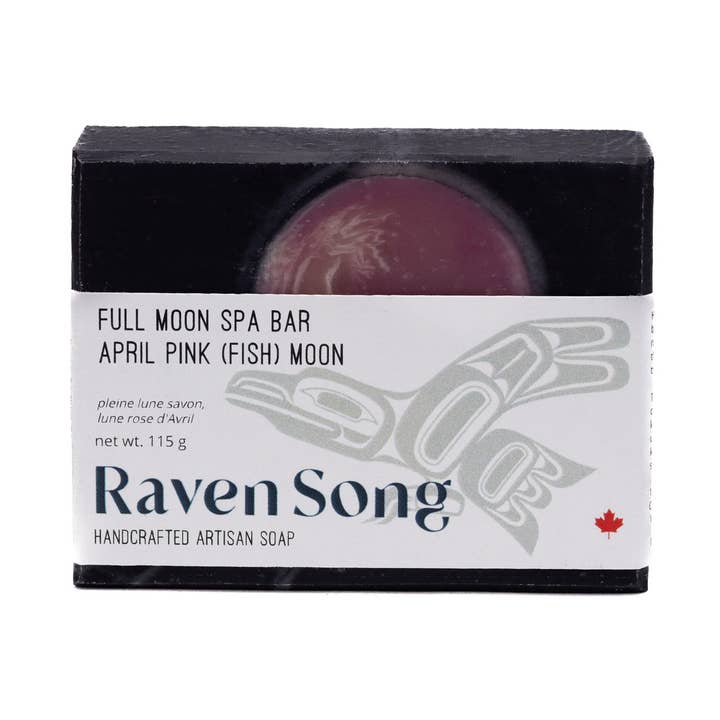 April Pink Moon | Full Moon Soap 115g for wholesale by RavenSong Soap & Candle