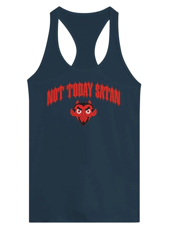 Not Today Satan - Women's Ideal Racerback Tank for wholesale by Amp'd Apparel Company