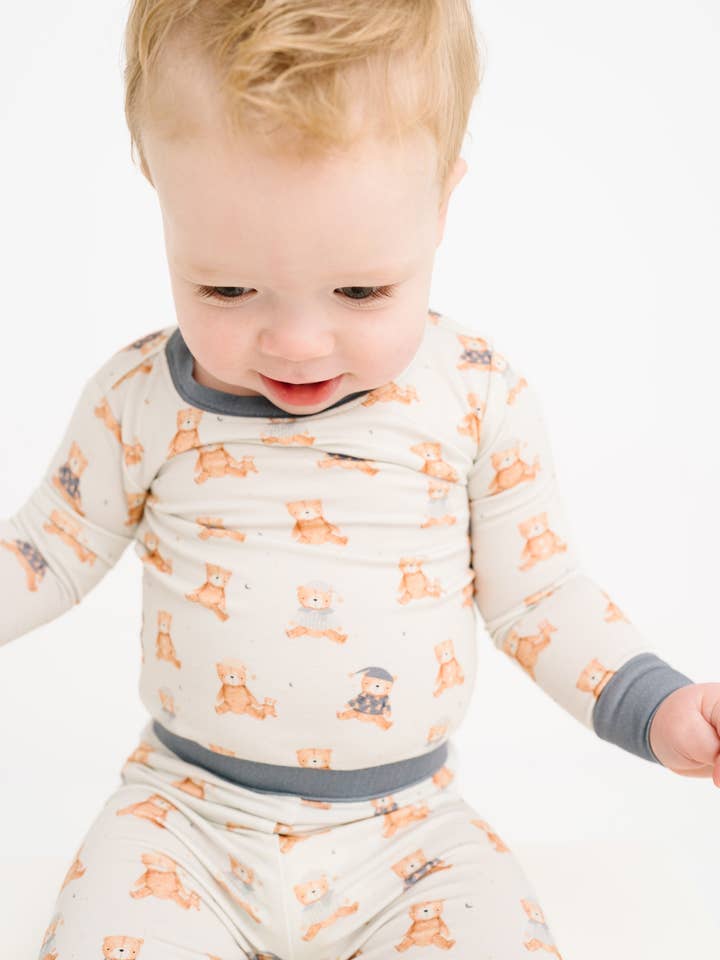 Little One Shop - Wholesale Sleepwear Set - Kids - Teddy Bedtime Bamboo Set7