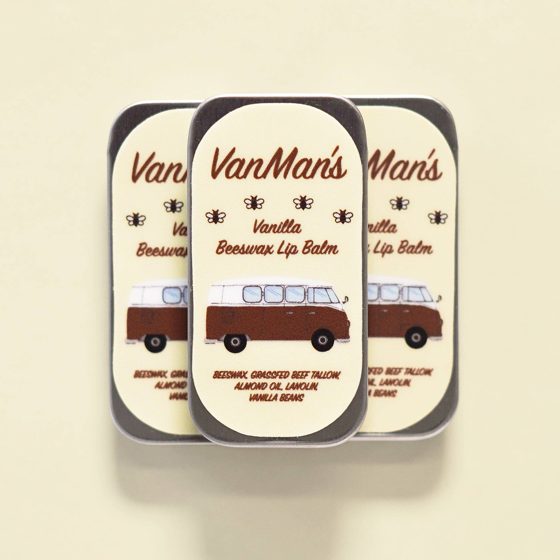 The VanMan Company - Wholesale Lip Balm - VanMan's Beeswax Lip Balm (Copy)3
