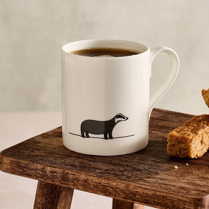 Badger Mug for wholesale by Jin Designs