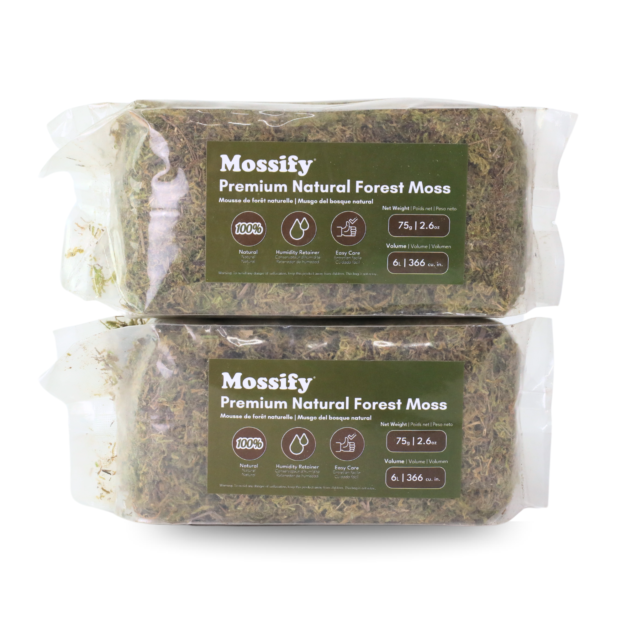 Mossify - Wholesale Planting/Potting Soil - Premium Natural Forest Moss – For Terrariums, Decor, Orchid6