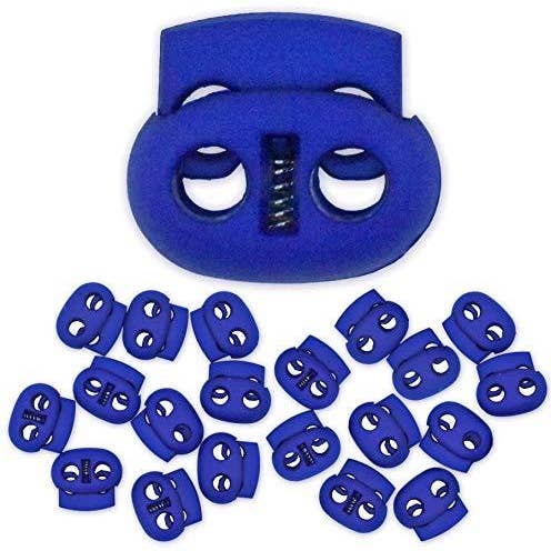 Mandala Crafts - Wholesale Craft supplies - Mandala Crafts Cord Lock Cord Stop Tightener Lace Locking End Two Hole Fastener for Drawstrings, Shoelaces, Bow Cord, Bungee Cord11