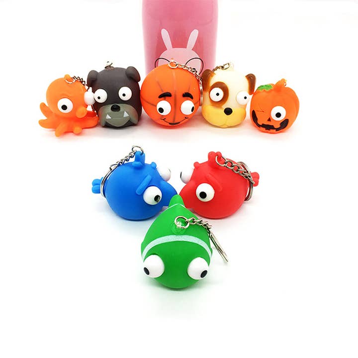 Animal Shaped Keychain Toy For Kids - Assorted for wholesale by PR GROUPS LLC
