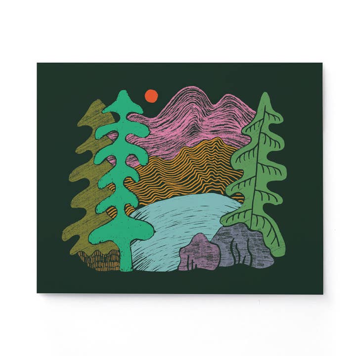 SALE Hidden Lake Print (11x14) for wholesale by Tender Loving Empire