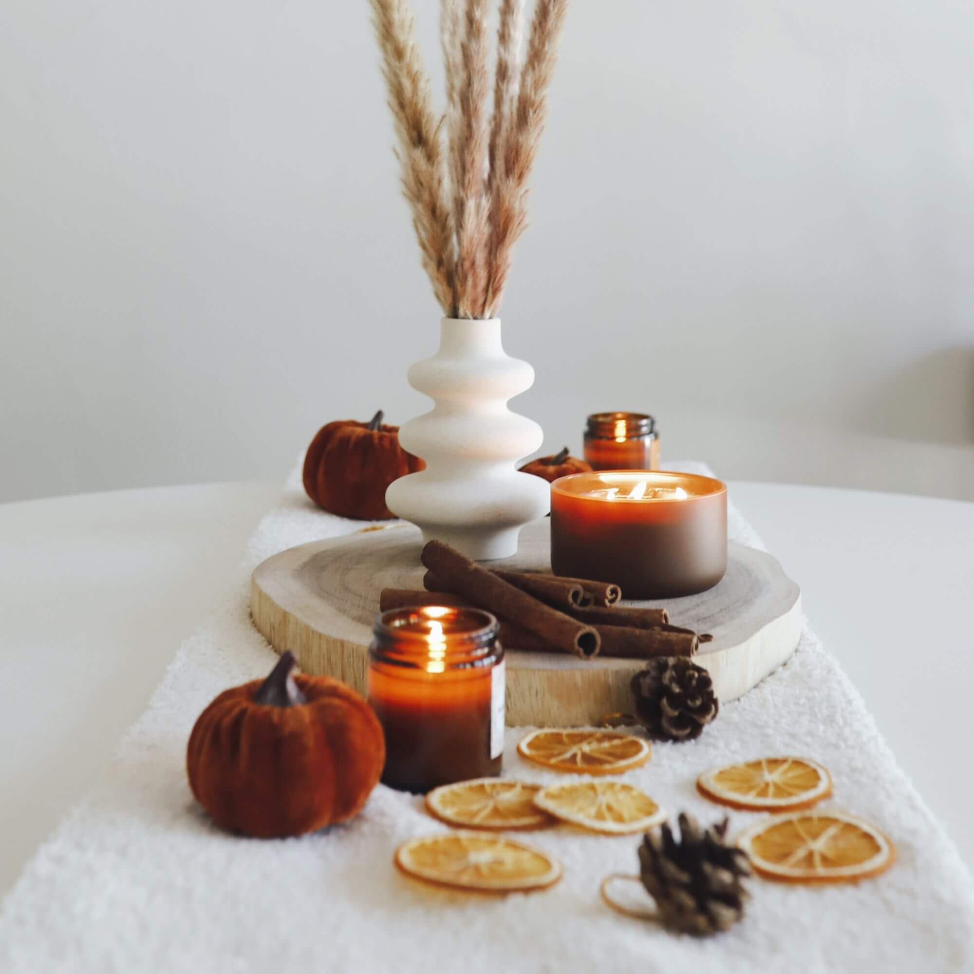 Calyan Wax Co. – wholesale Jar/filled candle – Mahogany + Cashmere - Resilience Series 3 Wick Soy Candle9