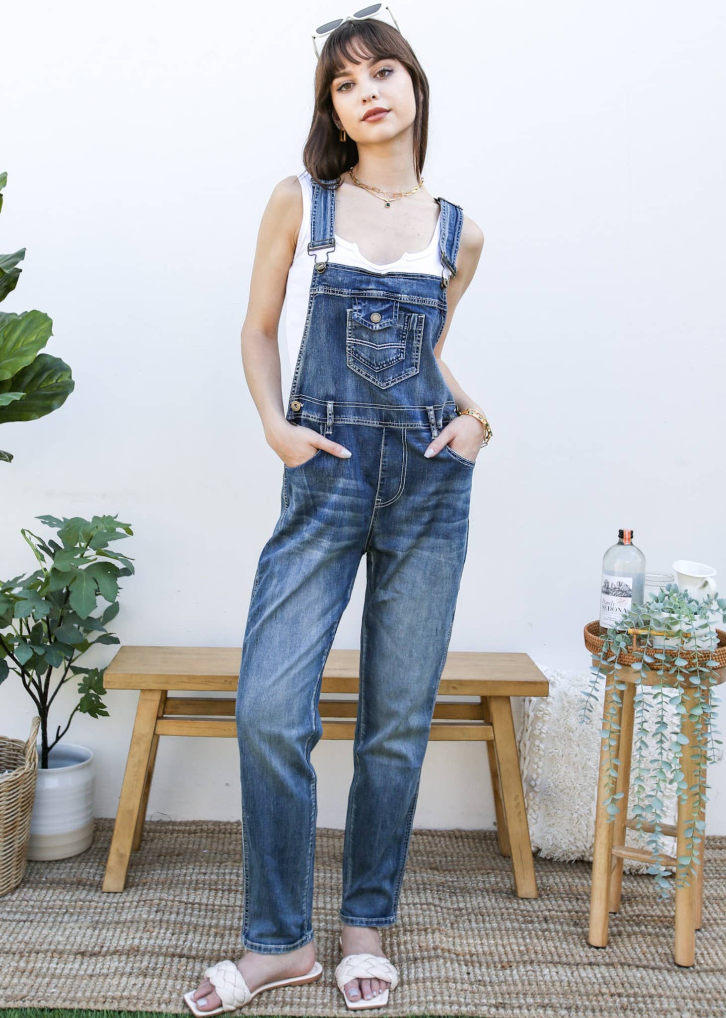 Anna Kaci Wholesale - Wholesale Overalls - Women's - Vintage Straight-Leg Overalls79