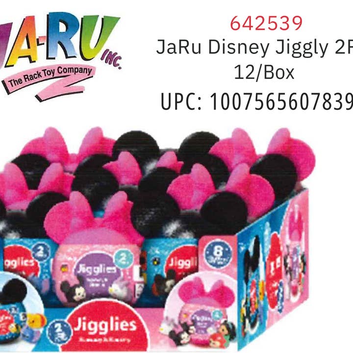 Shop The King - Wholesale Squishy Toy - Kids & Baby - Jaru Disney Jiggly 2pk 12 Per Box