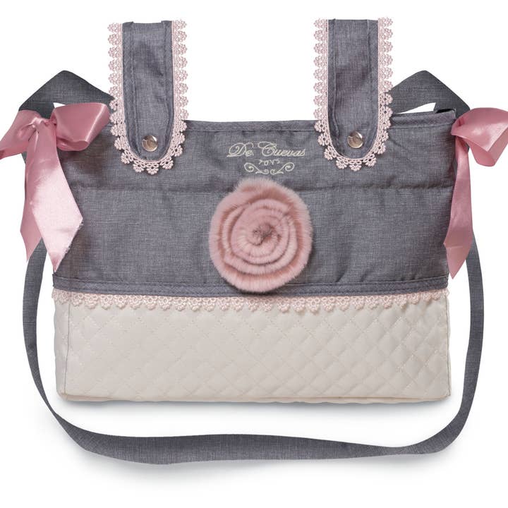 DeCuevas Toys - Wholesale Doll Stroller - Kids - 82031 REBORN DOLL STROLLER "GREY"3