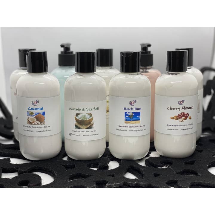 Lotions au beurre de karité pour la vente par Ivory Anchors