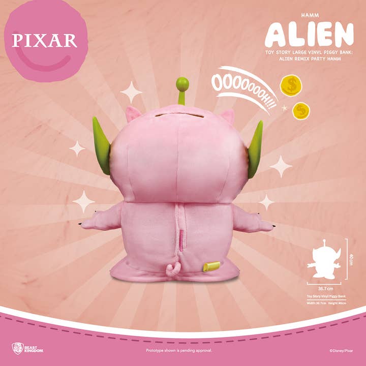 LM Treasures - Wholesale Money/Piggy Bank - Toy Story Alien Lotso Piggy Bank Statue9
