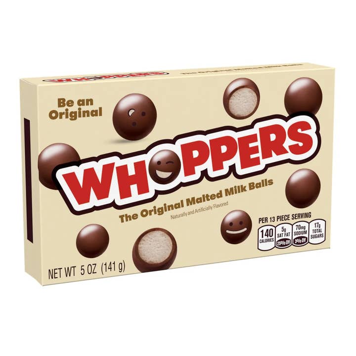 I Got Your Candy – Engroshandel Chokoladeovertrukket slik – Whopper Teateræske 5oz - 12ct