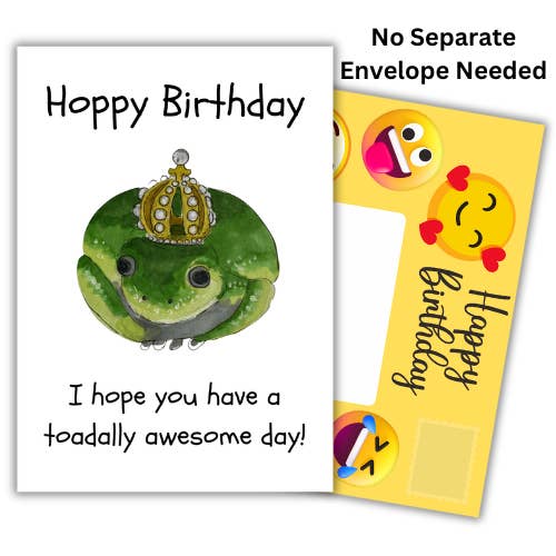 Hoppy Birthday Card For Him / Her / They. Humour Birthday Card/ Funny Card for wholesale by Bare Cards