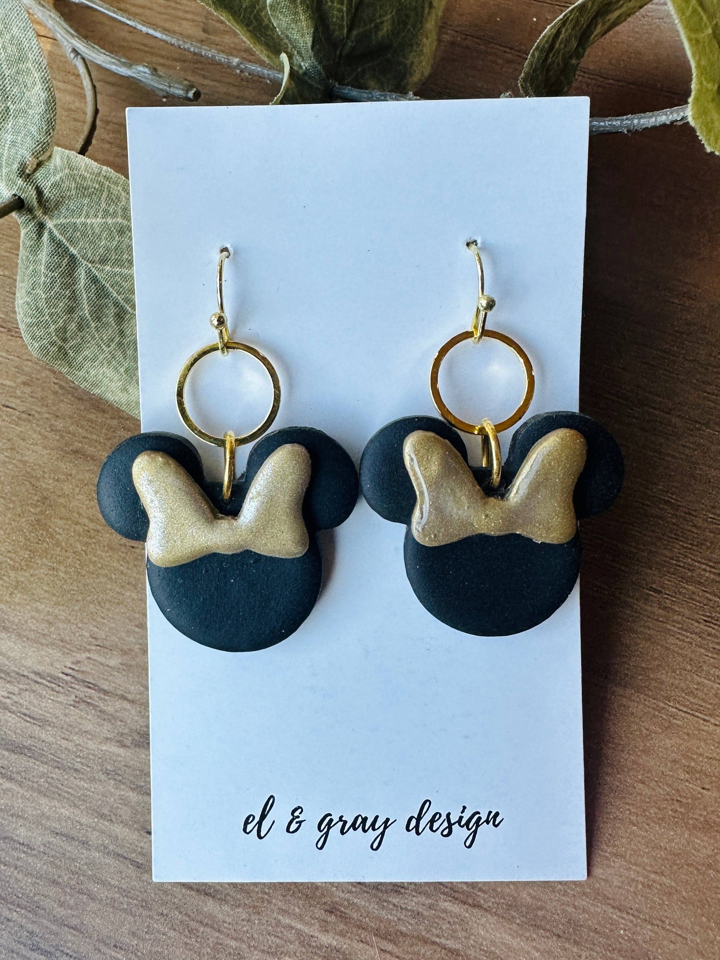 El & Gray Design - Wholesale Dangle Earrings - Theme Park Mouse Earrings (Multiple Styles Available! Click Through)12