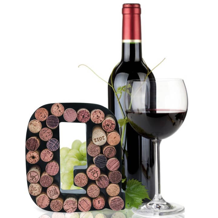 MADE EASY KIT - Wholesale Wine cork holder - Made Easy Kit Metal Letter Wine Cork Holder w/Wall Mount Kit82