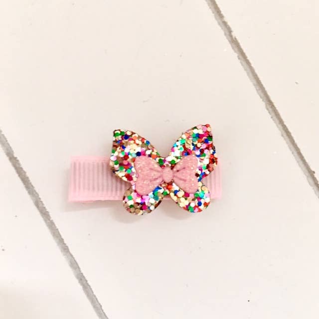 Pimpilotta - Wholesale Hair Clip - Kids - Mini Glitter Collection - Hair Clips With Mini Glitter Figures5