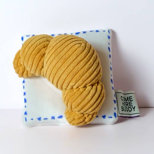 Croissant Nose Work Toy / Enrichment Toy for wholesale by Come Here Buddy