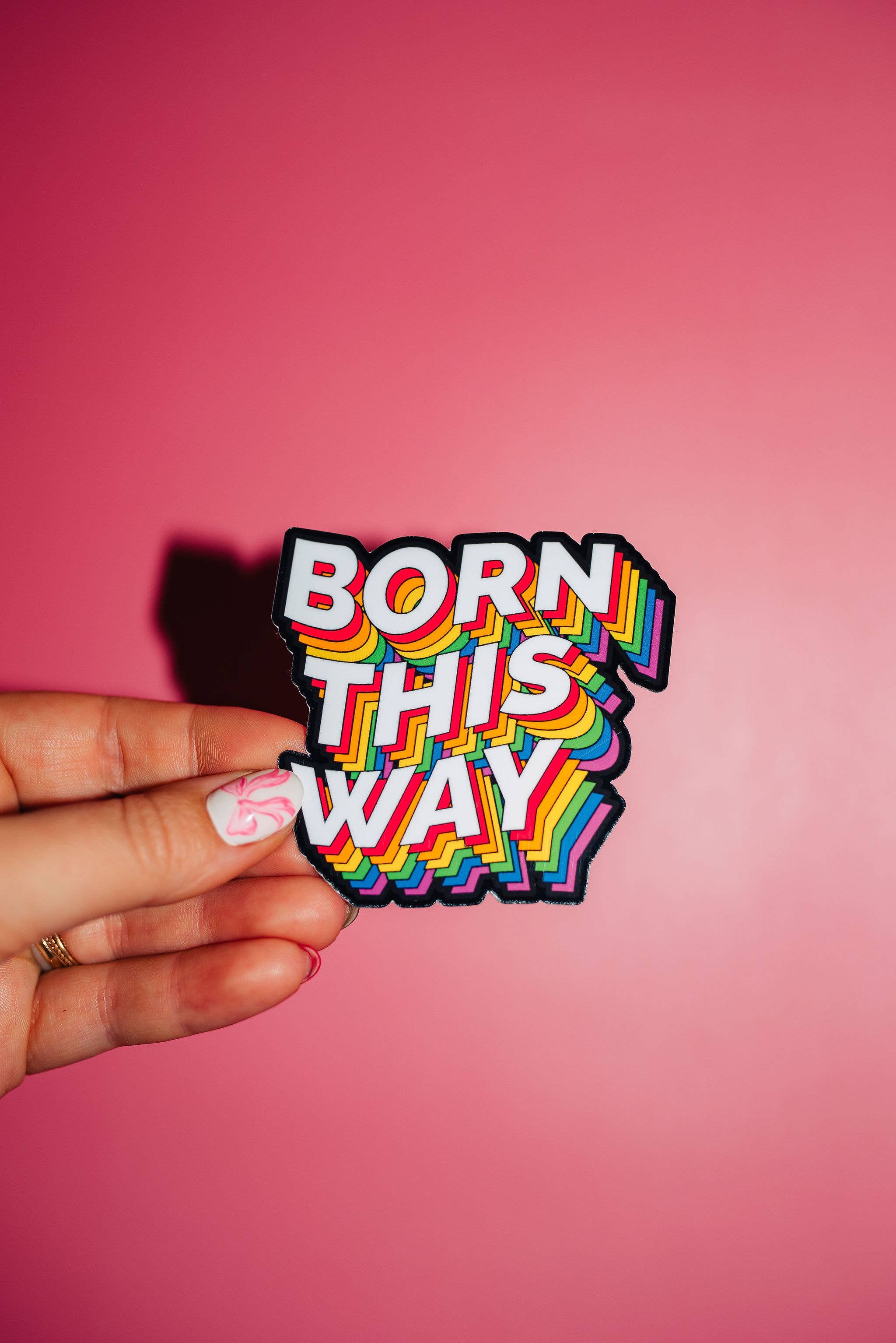 ShopSourSweetener - Wholesale Sticker - Born This Way Sticker, LGBTQ+ Pride, Lady Gaga, Pop Culture0