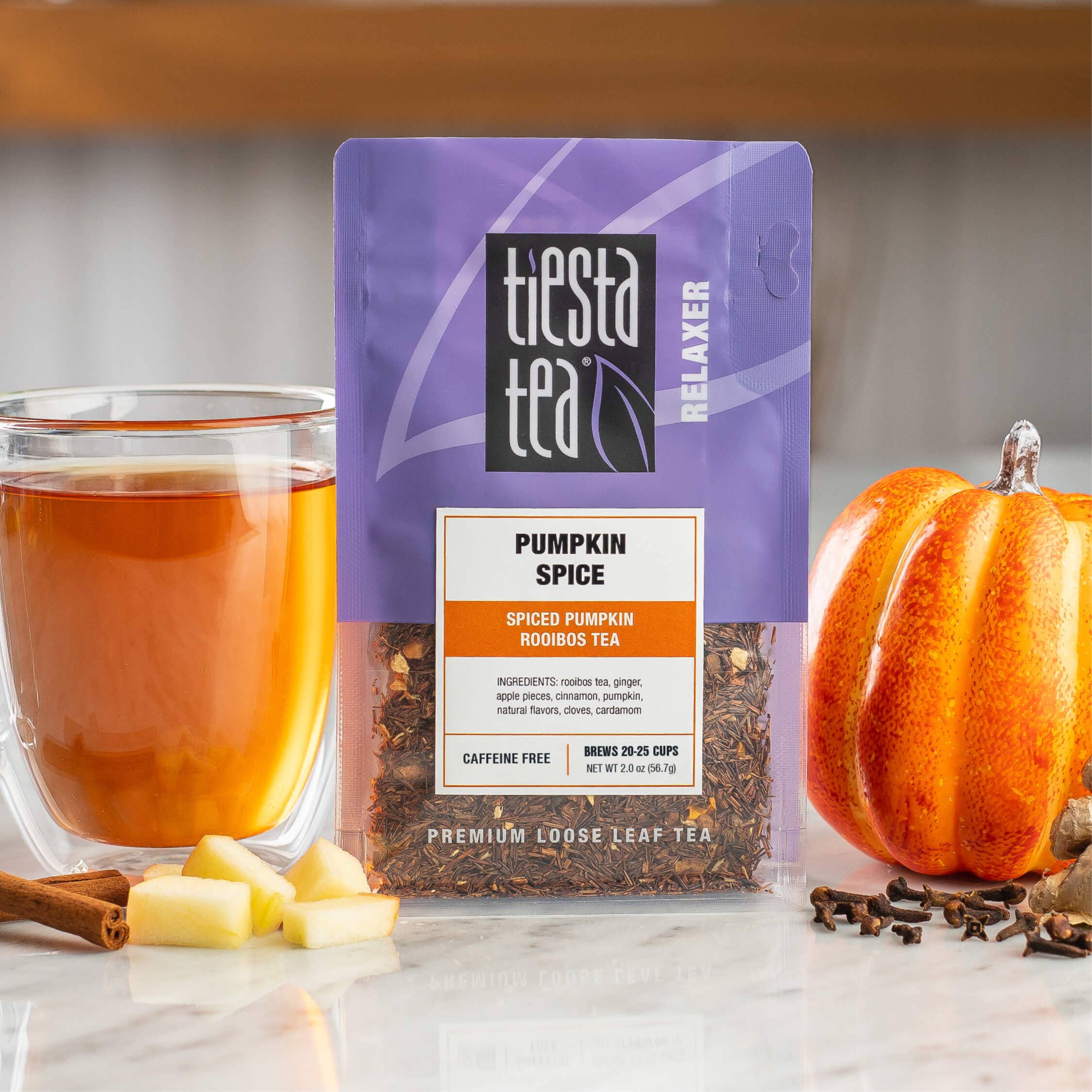 Tiesta Tea Company (loose leaf teas & accessories) - Wholesale Loose tea - Pumpkin Spice Tea | Spiced Pumpkin Rooibos Loose Leaf19