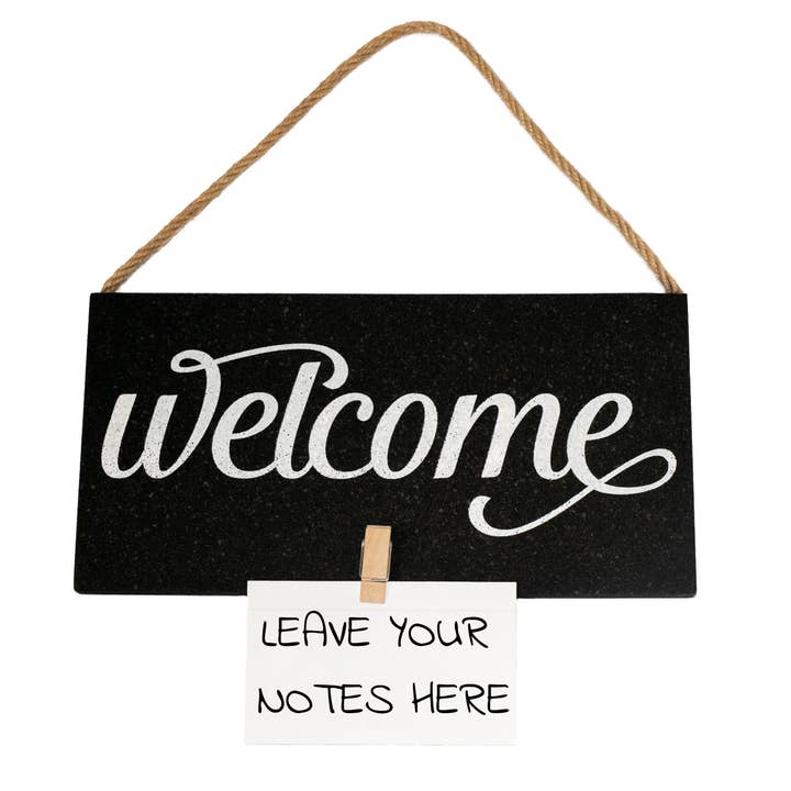 Welkombord en notitiehouder voor wholesale door Nordic Cork Company