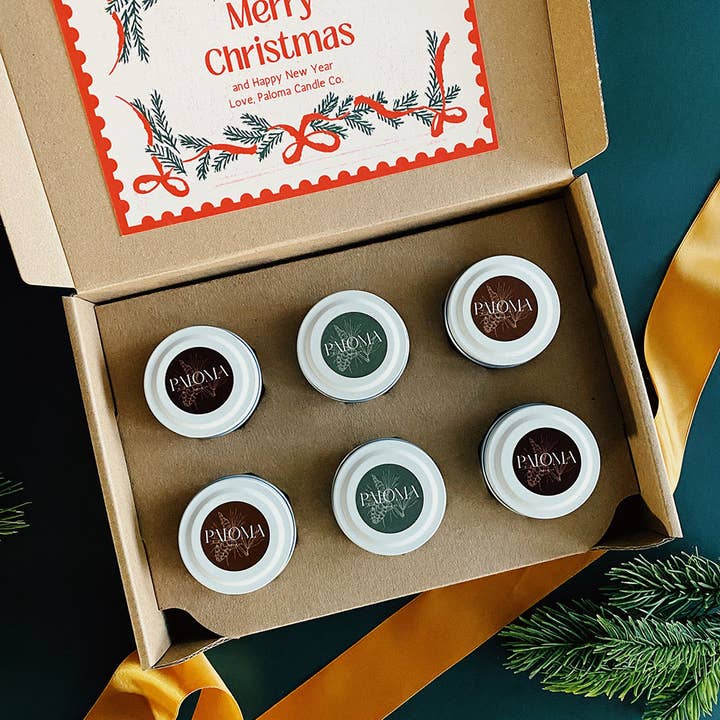Flush Packaging - Wholesale Gift Box - 2 oz Candle Tin 6-Pack Shipping Boxâ„¢