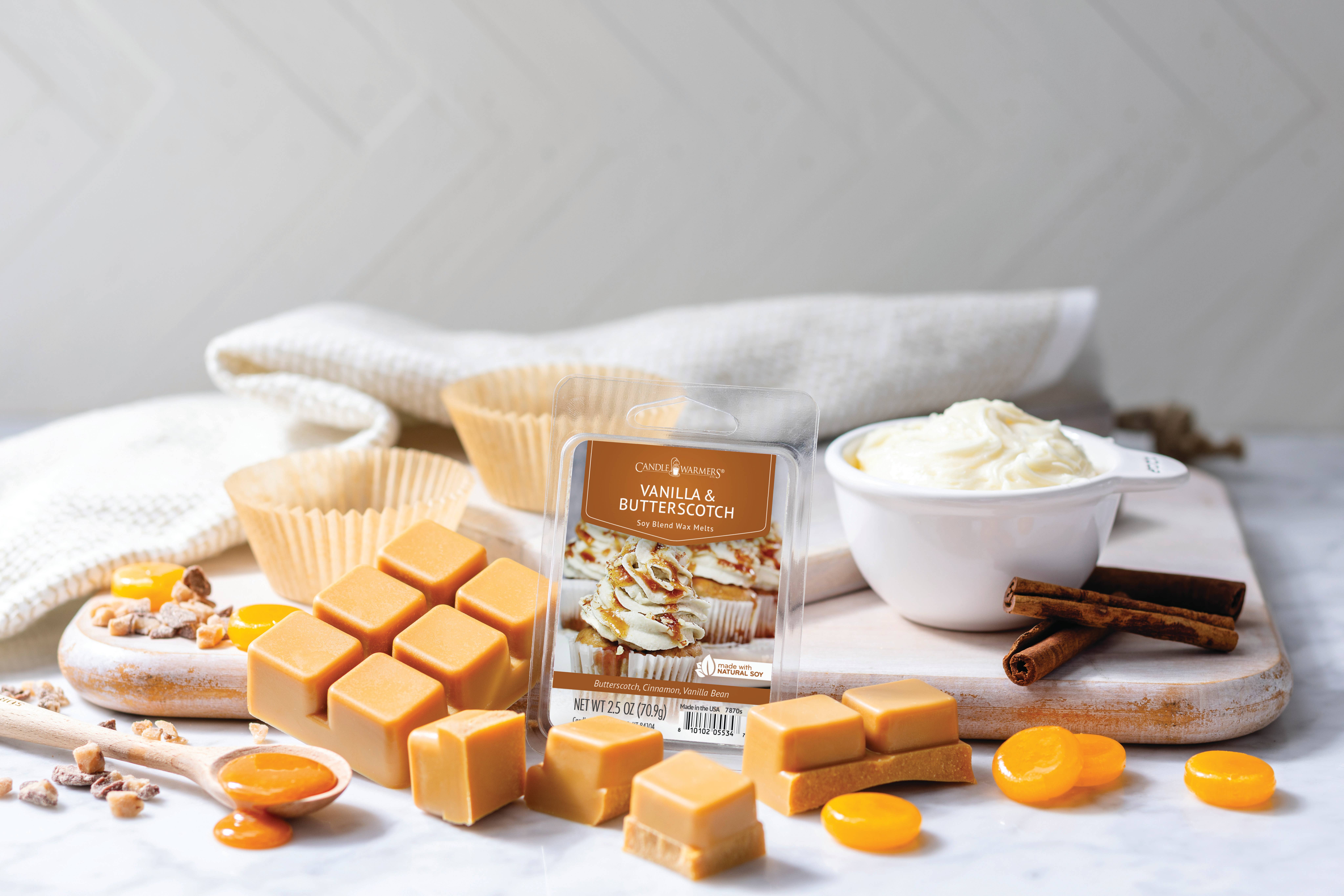 Candle Warmers Etc. - Wholesale Wax Melt - 2.5 oz Wax Melt Vanilla & Butterscotch1