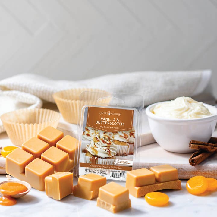 Candle Warmers Etc. - Wholesale Wax Melt - 2.5 oz Wax Melt Vanilla & Butterscotch1