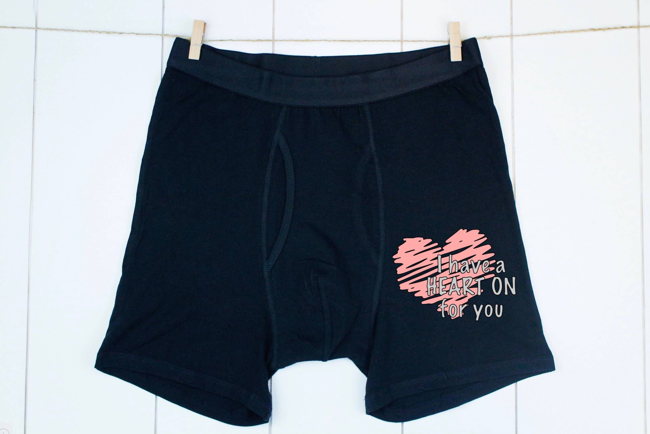 Cheeky Lisa - Wholesale Underwear - Men's - Valentine's Day gift for him, valentine's gifts for dad, gift for him, funny gift for him, funny mens boxers, boxer shorts, personalized1