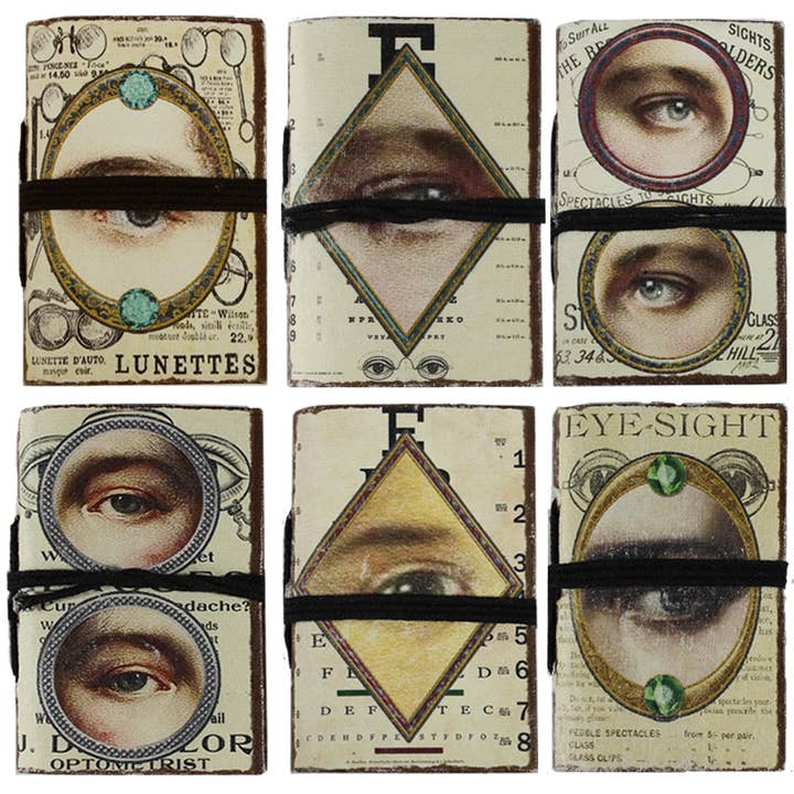 World Buyers - Wholesale Journal/Diary - Vintage Eyesight Mini Paper Journal - ASE163