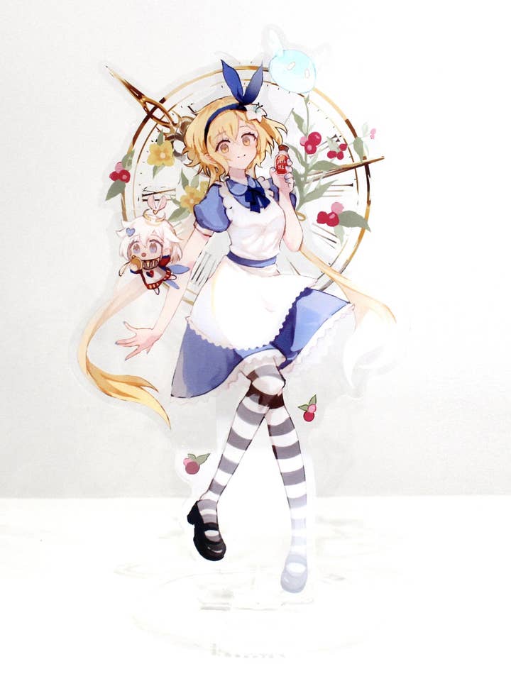 Standee in acrilico a 3 pezzi di Lumine nel Paese delle Meraviglie per la vendita all'ingrosso da parte di HideawayMelon