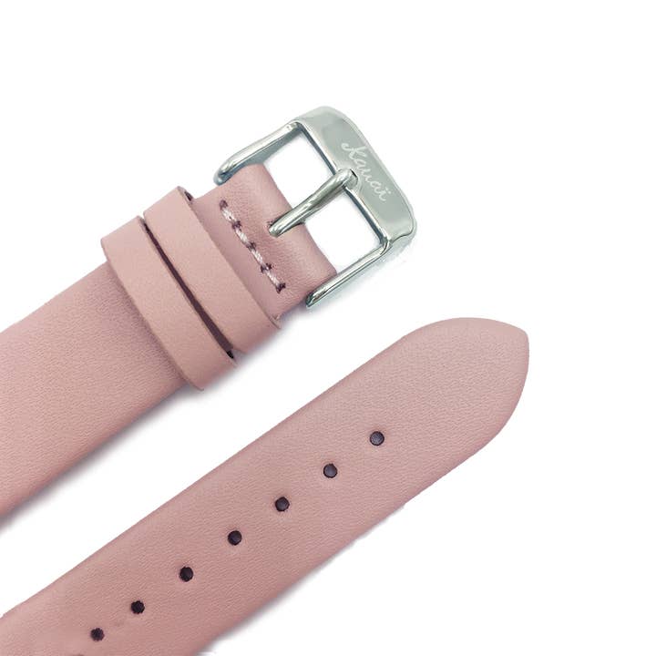 Pale pink strap - steel buckle for wholesale by Kauai watches