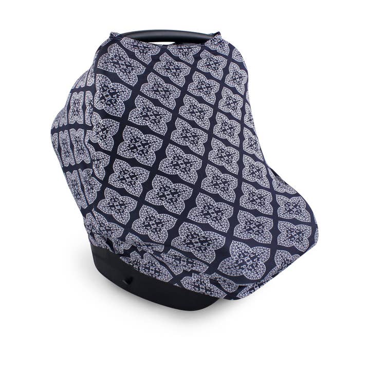 Yoga Sprout Multi-use Car Seat Canopy, Ornate Clover for wholesale by BabyVision