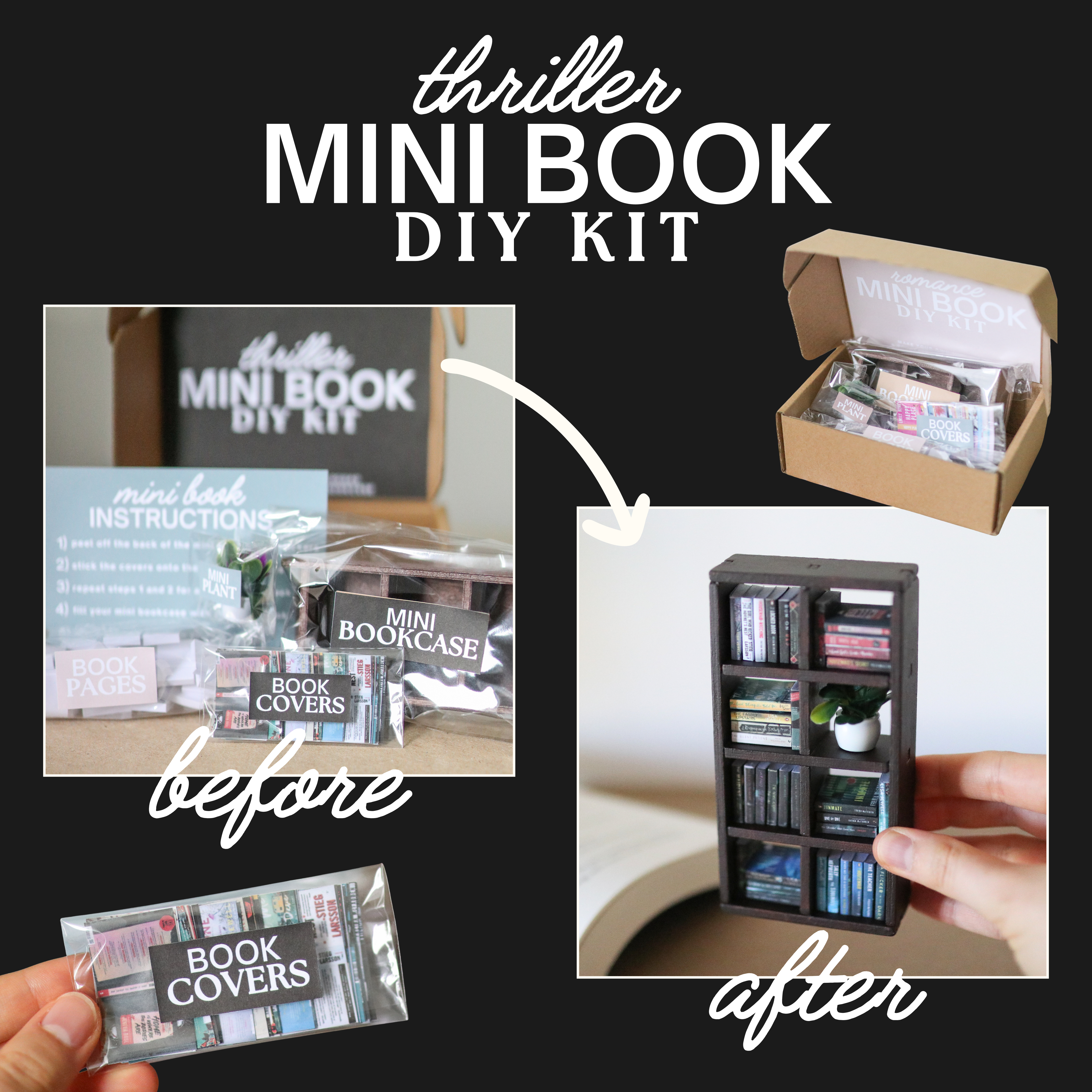 The Sticker Shop - Wholesale DIY Craft Kit - Thriller Mini Book KIT2