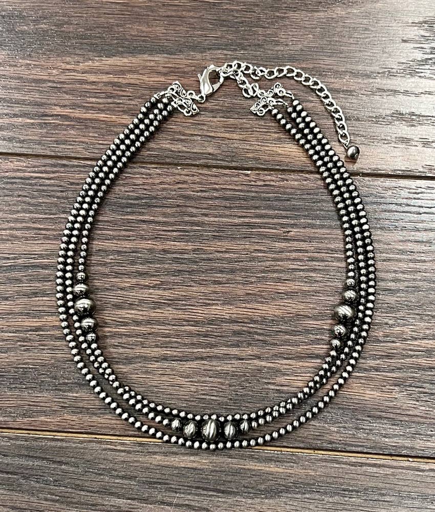 ISAC Trading Inc – Engroshandel Perlehalskæde – 738233, Håndlavet 17" Polsk Navajo Perlehalskæde0