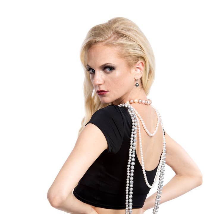 Timeless Pearl - Wholesale Dangle Earrings - Tahitian Beauty Pearl Earrings1