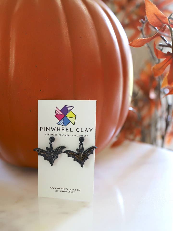 Fall Bats - head for wholesale by Pinwheel Clay