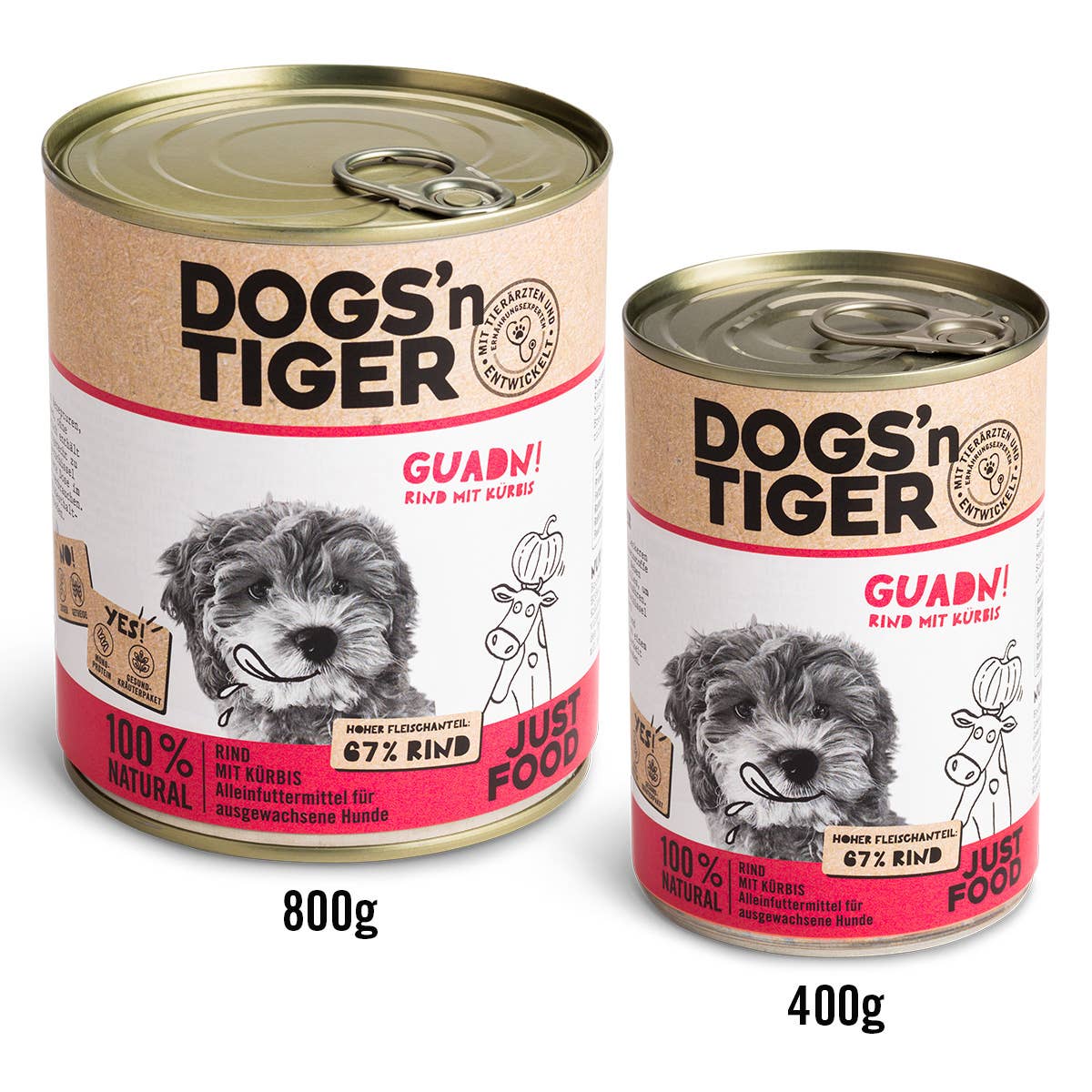Dogs’n Tiger – Großhandel Tiernahrung – Hund – Dogs’n Tiger Adult Hundefutter Guadn Rindfleisch & Kürbis1