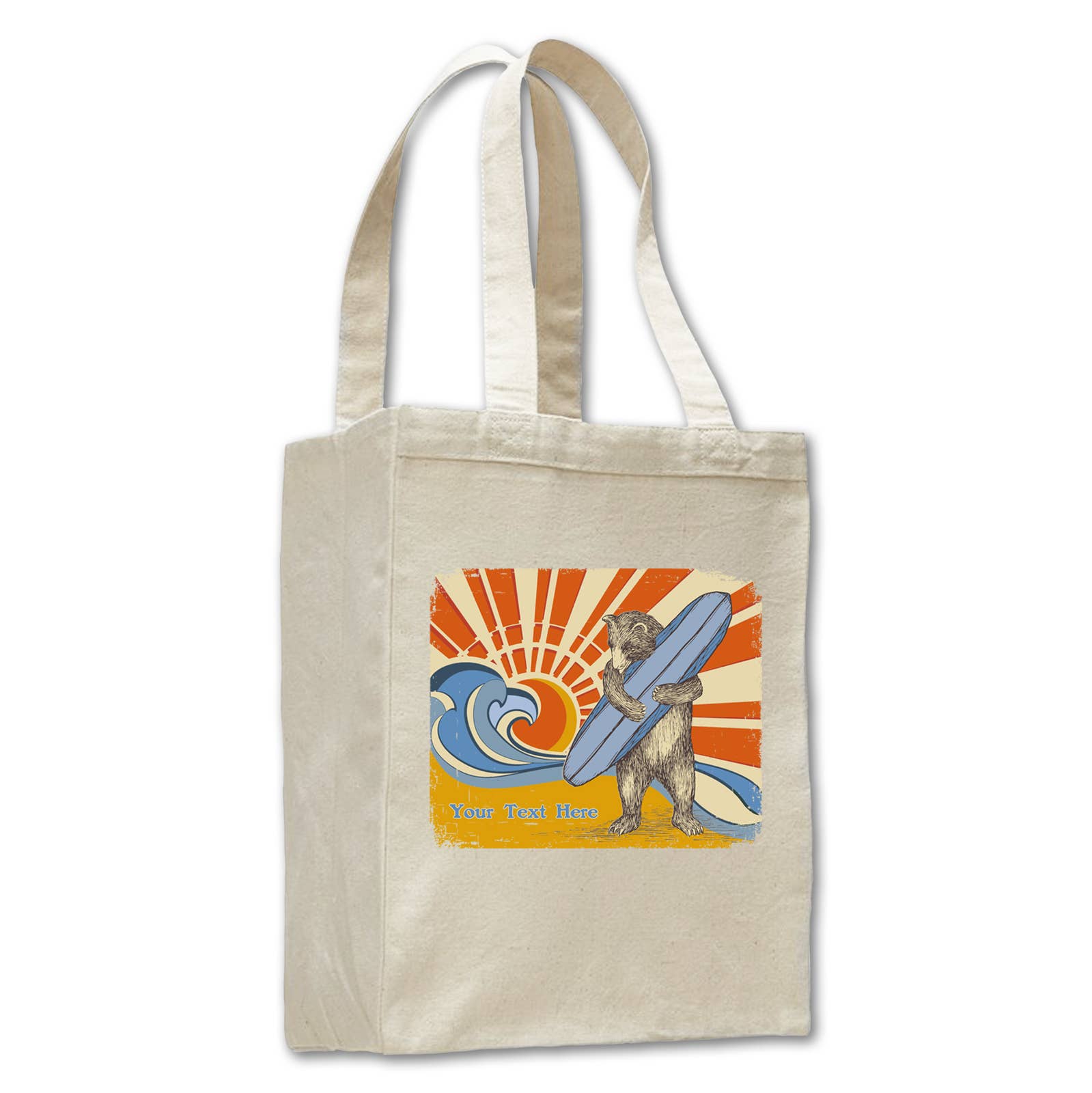 SF Mercantile - Vente Tote bag – unisexe - Petit sac à livres en toile personnalisable3