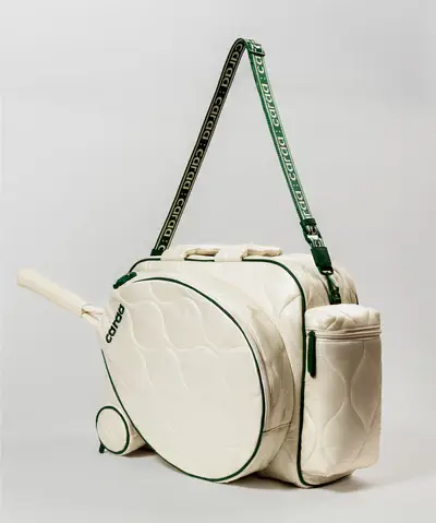 Caraa - Wholesale Sports Bag - Unisex - Tennis Quilted Duffel in Ivory7