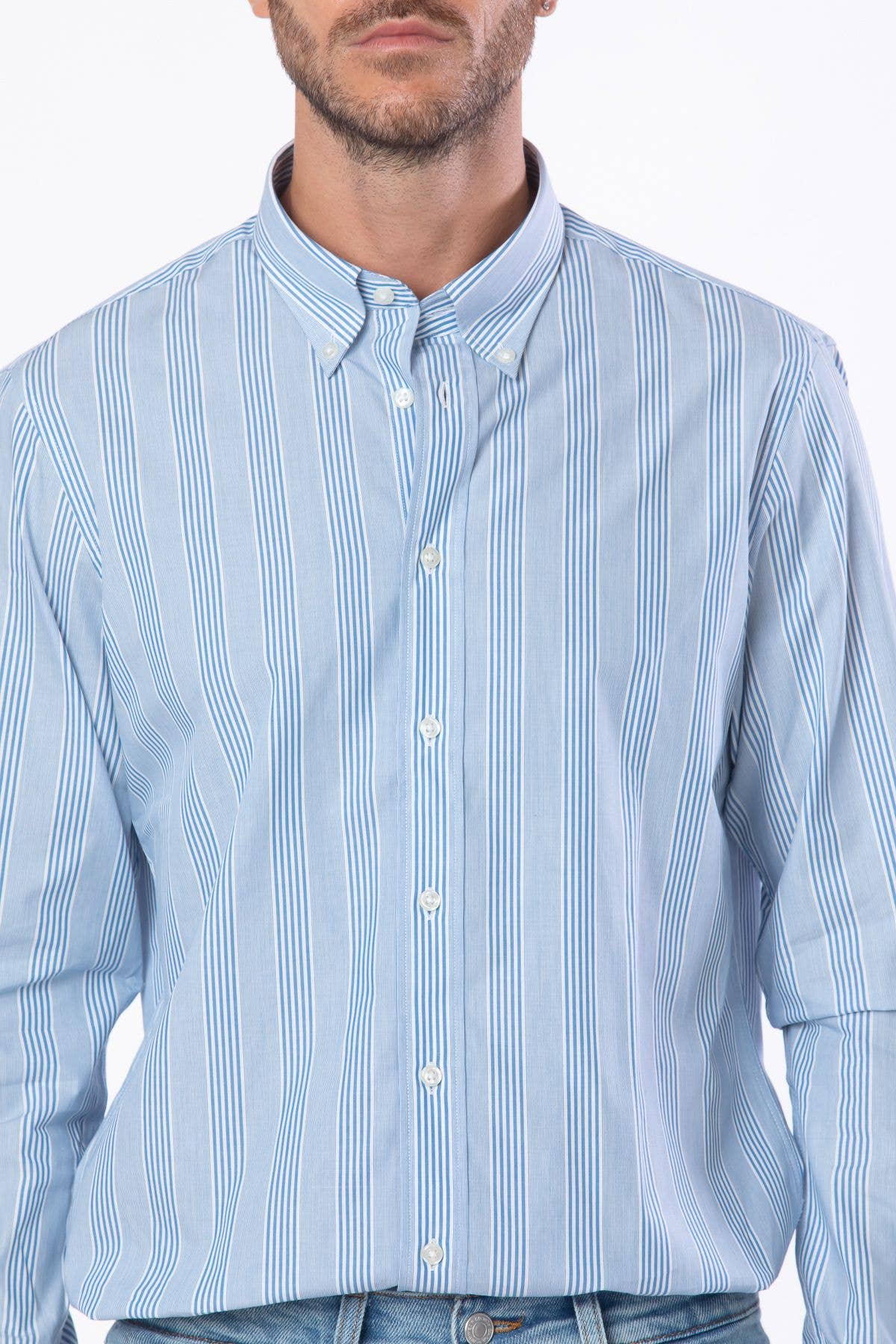 BLUE AGE - Wholesale Button Down Shirt - Men's - Men Dress Long Sleeve Shirts5