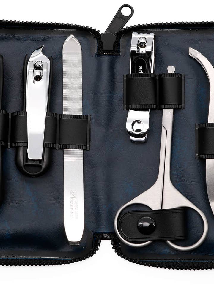 Set per la cura delle unghie da uomo 7 pezzi con custodia G-3022 per la vendita all'ingrosso da parte di Seki Edge