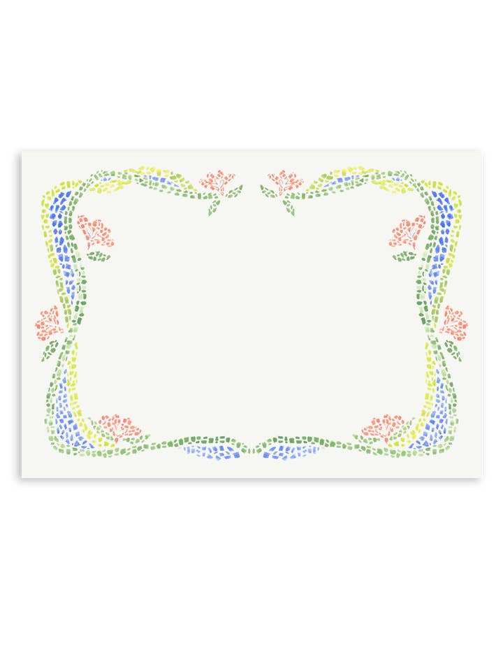 Barcelona Mosaic Stationery Set - Blank for wholesale by Sarah Writes In Ink