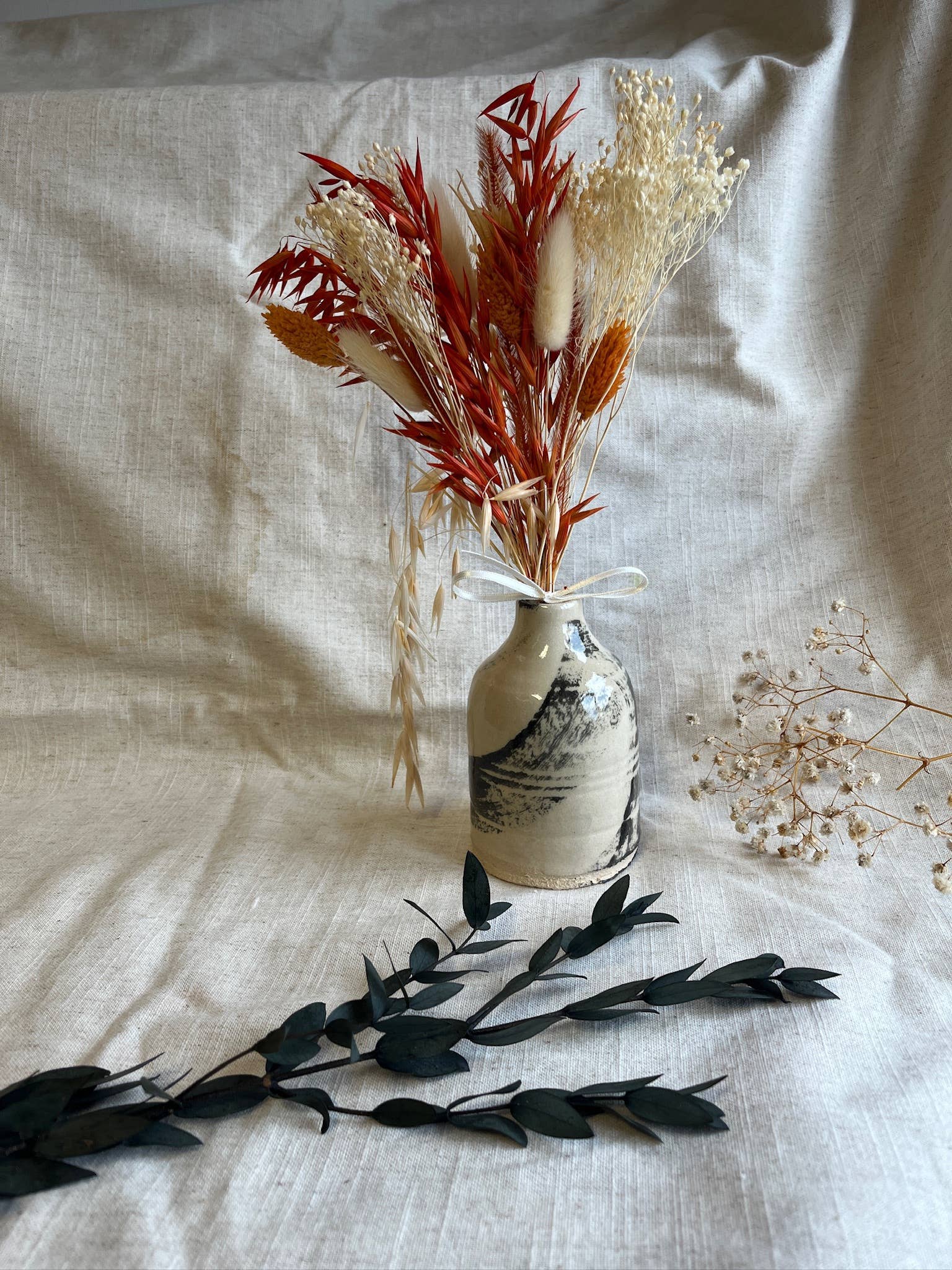 Charlotte Manser Ceramics - Wholesale Vase - The Maker's Mark Ceramic Bud Vase/Reed Diffuser bottle2