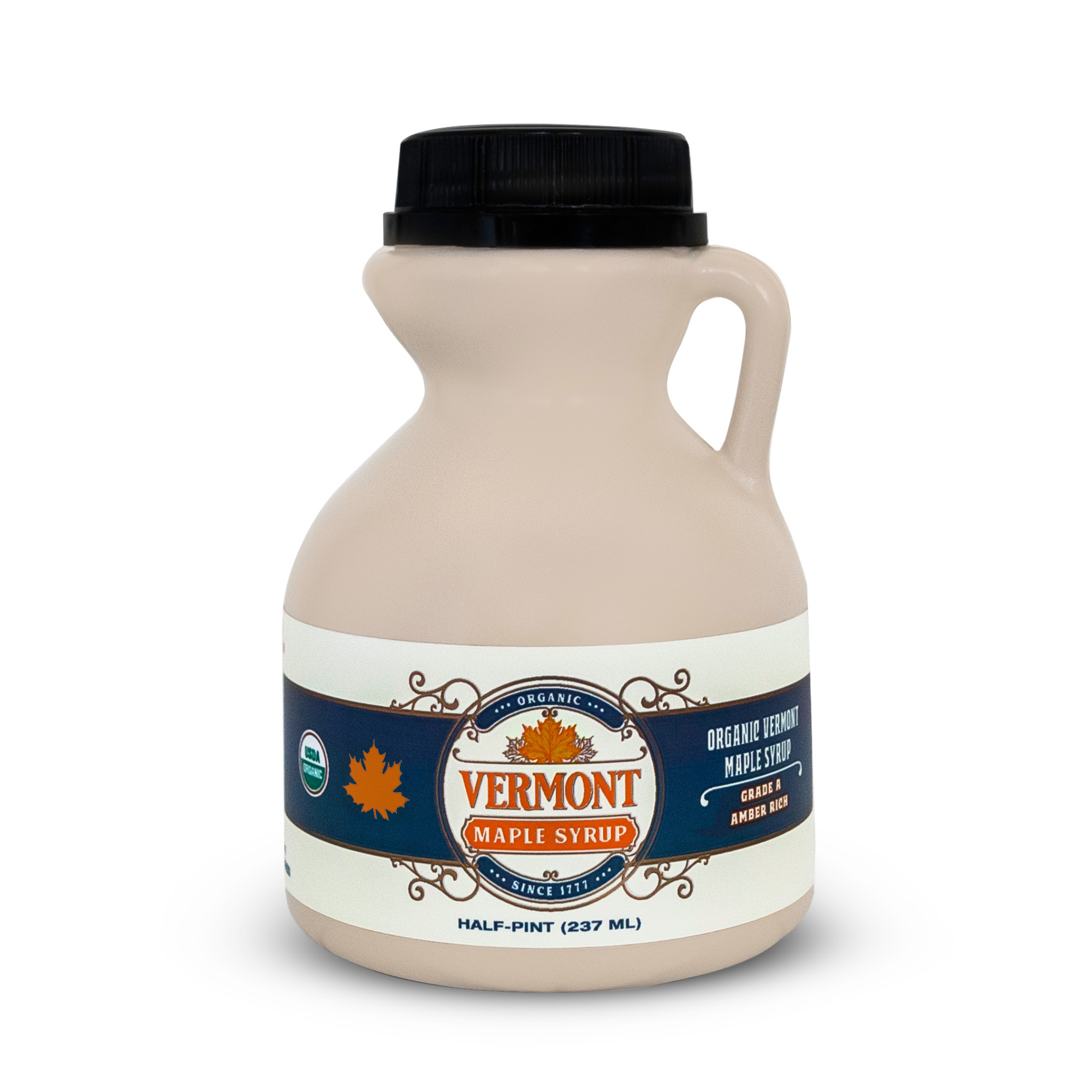 Vermont Maple Syrup - Venta al por mayor Sirope de arce - Sirope de arce ámbar orgánico de Vermont - Garrafa2