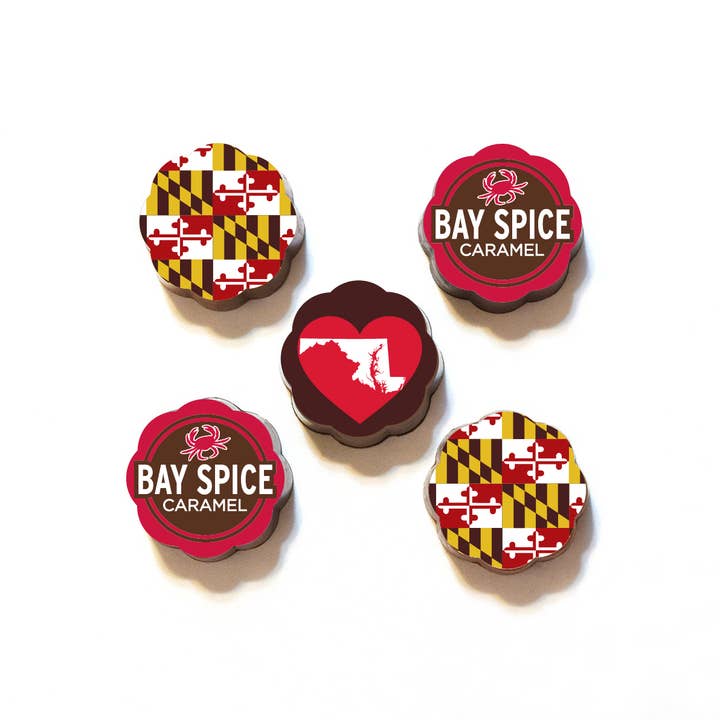Chouquette - Wholesale Caramel - Maryland Pride - Chocolate Covered Caramels